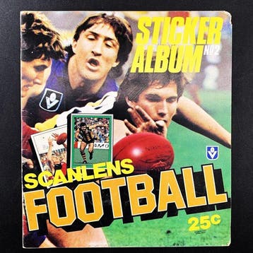 1984 Scanlens Complete Sticker Album VFL Football (AFL), Nieuw