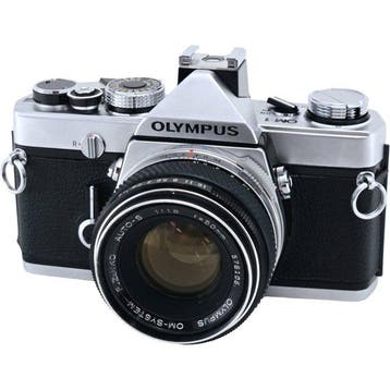 Olympus OM-1 Silver + OM-System F.Zuiko Auto-S 50mm F1.8 –, Nieuw