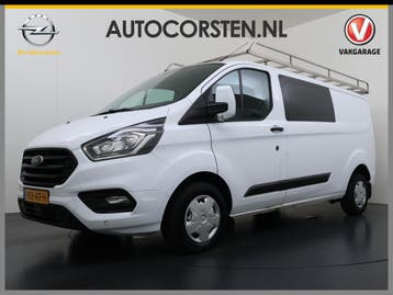Ford Transit Custom 300 2.0TDCI L2H1 Dubbele Cabine 6-Persoo, Gebruikt, Wit, Ford, Lease