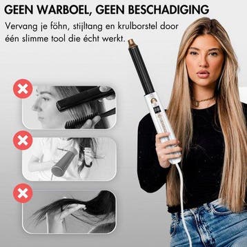 2dekans | Sansbeauté® 9-in-1 Airstyler met Diffuser en, Ophalen of Verzenden, Zo goed als nieuw