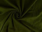 Mousseline stof – Mosgroen, 120 cm of meer, Ophalen of Verzenden, Katoen, Groen