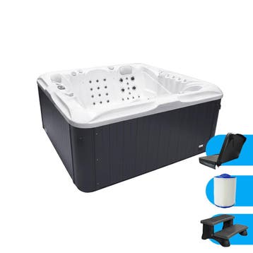 Spa Riva | 5 persoons | Jacuzzi | 210x210x90cm, Ophalen of Verzenden, Nieuw, Vast