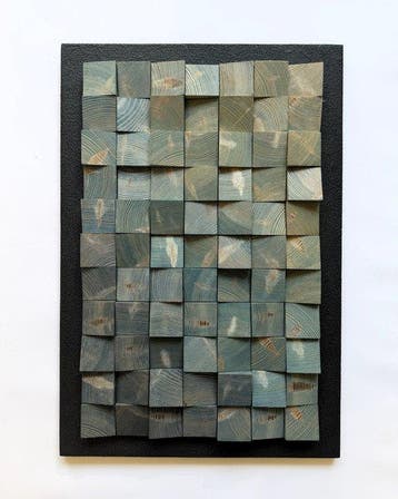 Modern Mozaïek - WoodbyLukas Lukasz Kacprzuk - 2020+ -, Antiek en Kunst