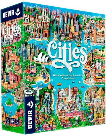 Cities - Boardgame | Devir - Gezelschapsspellen, Hobby en Vrije tijd, Verzenden, Nieuw