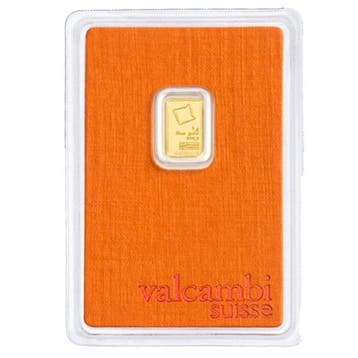 1 gram - Goud .999 - Valcambi - Verzegeld en met certificaat
