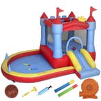 Opblaasbaar Springkasteel Met Blower Glijbaan Trampoline Pie, Verzenden, Nieuw