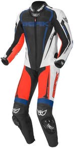 Berik Race-X Zwart Wit Rood Blauw 1-Delig Motorpak, Nieuw met kaartje, Overall, Berik, Heren