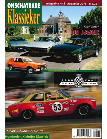 2018 ONSCHATBARE KLASSIEKER MAGAZINE 08 NEDERLANDS, Boeken, Auto's | Folders en Tijdschriften, Nieuw, Author
