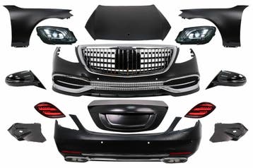 Bodykit Mercedes S Klasse W221 Conversie S Klasse Maybach, Ophalen of Verzenden, Nieuw