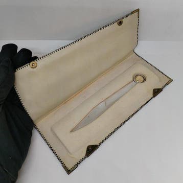 Briefopener - .925 zilver, .750 (18 kt) goud