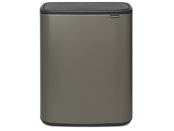 Veiling - Brabantia Bo Touch Bin Prullenbak - 2 x 30 liter P, Gebruikt
