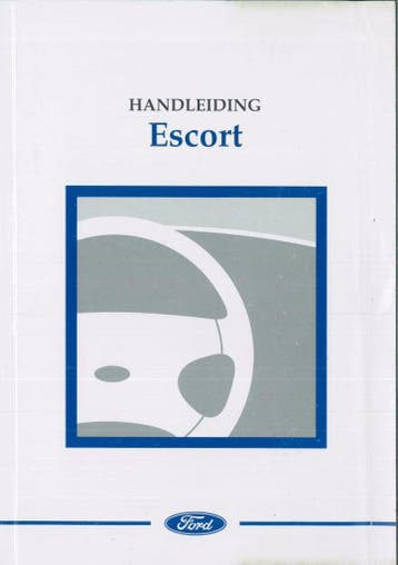 1999 Ford Escort instructieboekje handleiding Nederlands, Verzenden