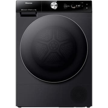 Hisense DH7S107BB - Warmtepompdroger - 10 kg - AI Super Dry, Ophalen of Verzenden, Nieuw, Voorlader, 85 tot 90 cm
