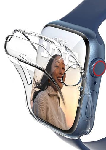 Apple Watch 7/8/9 41MM/45MM Transparant Soft TPU Hoesje Full, Ophalen of Verzenden, Nieuw
