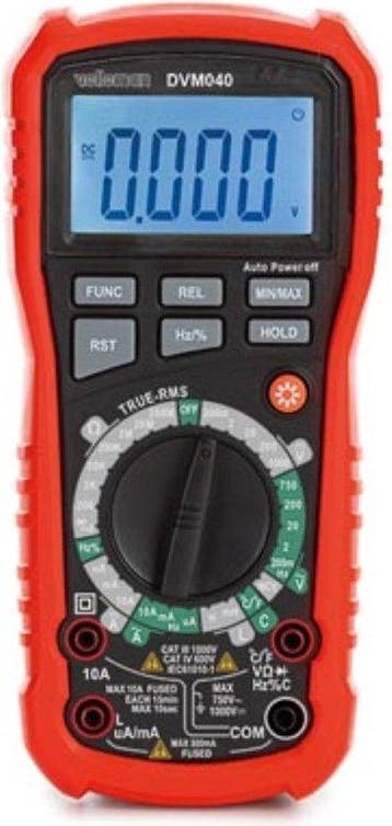 2dekans | Velleman Digitale multimeter, datahold,, Doe-het-zelf en Verbouw, Meetapparatuur, Ophalen of Verzenden, Zo goed als nieuw