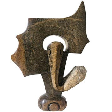 sculptuur, Grote stenen olifant – Zimbabwe - 57 cm -