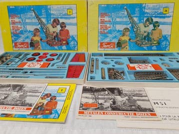 Temsi - Speelgoed Metalen constructie dozen - 1980-1990 -