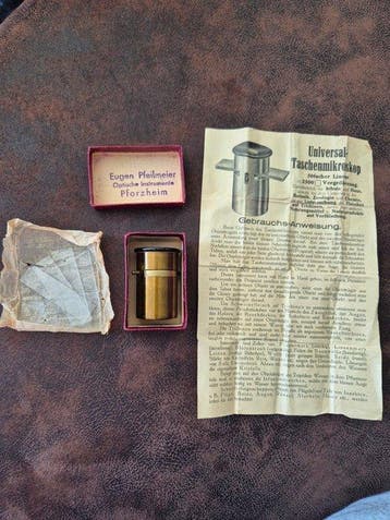 Universele zakmicroscoop - 1920-1950 - Duitsland - Eugen