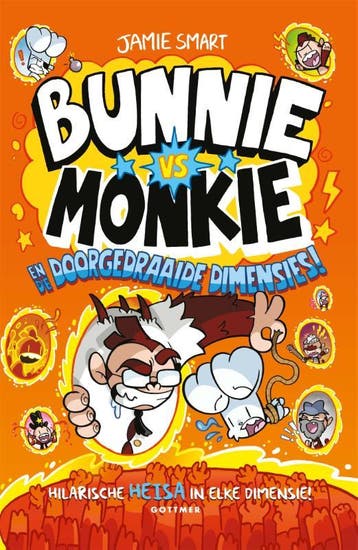 Bunnie Vs Monkie En De Doorgedraaide Dimensies! | Nieuw, Ophalen of Verzenden, Nieuw, Jamie Smart