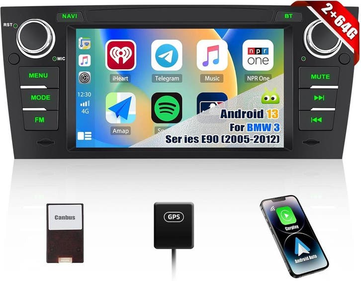 Dubbel Din Android BMW 3 Serie | Laatste Stuk!, Auto diversen, Autoradio's, Nieuw, Ophalen of Verzenden