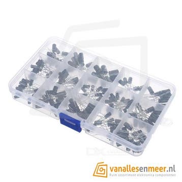 Condensatoren  Assortiment box 200 stuks, Verzenden, Nieuw