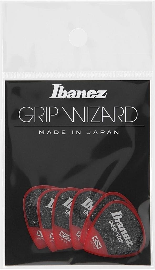 Ibanez PPA16MSGRD Sand Grip Teardrop plectrum Medium 0.80 mm, Muziek en Instrumenten, Instrumenten | Toebehoren, Akoestische gitaar