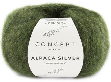 Katia Concept Alpaca Silver - 272 Dennengroen - Glansgaren, Ophalen of Verzenden, Nieuw
