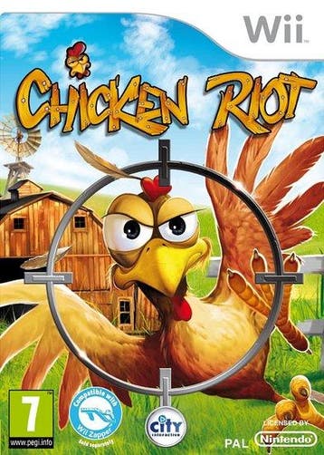 Chicken Riot [Wii], Ophalen of Verzenden, Zo goed als nieuw