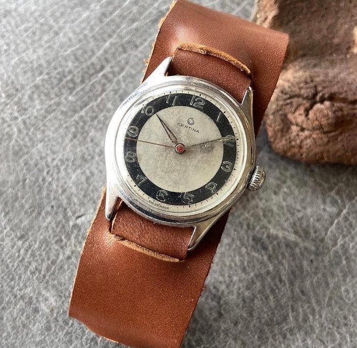 Certina - Military Bullseye Watch - Zonder minimumprijs -, Sieraden, Tassen en Uiterlijk, Horloges | Heren