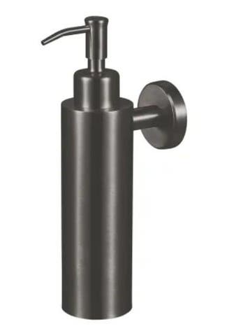 Zeepdispenser Qisani Flow – Geborsteld Gun Metal –, Ophalen of Verzenden, Nieuw, Rvs, Bad