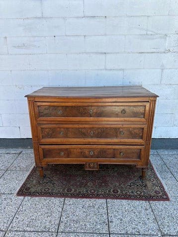 Commode - Walnoot - Lodewijk XVI-ladekast