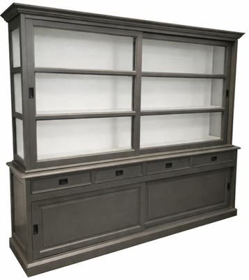 Buffetkast grijs Montfoort 240cm, Ophalen of Verzenden, Nieuw