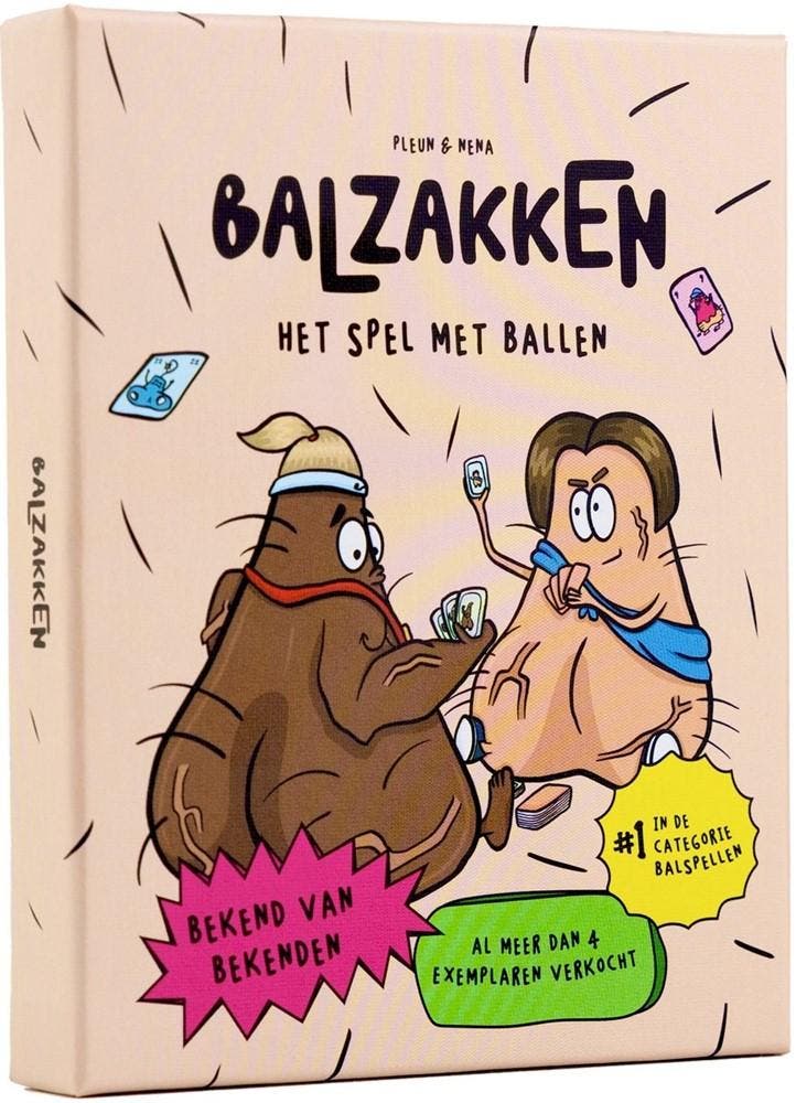 Balzakken - Het Kaartspel met Ballen | HOT Games -, Hobby en Vrije tijd, Gezelschapsspellen | Kaartspellen, Nieuw, Verzenden