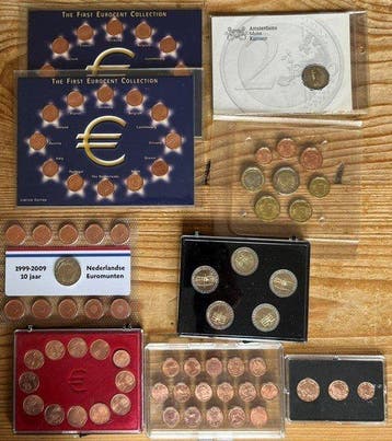 Europa. Euro Various Years (9 items) (Zonder minimumprijs)