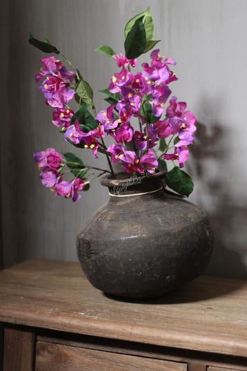 Zijden tak Bougainvillea paars 62 cm, Ophalen of Verzenden, Nieuw
