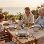 Serviesset Mare van aardewerk, voor 6 personen - 24 delig, z, Verzenden, Nieuw