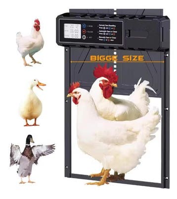 Automatische Kippenhok Deur met Timer – Aluminium, Verzenden, Nieuw