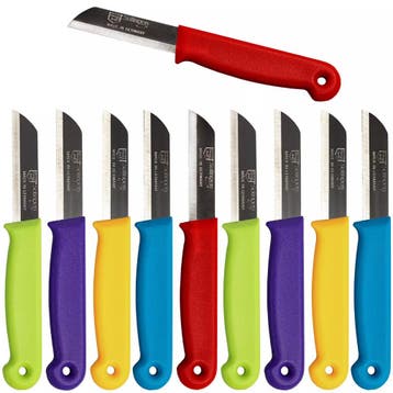 Solingen Schilmesje – RVS Glad – 16 cm met Blade Cover, Ophalen of Verzenden, Nieuw, Rvs of Chroom
