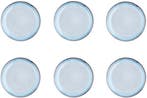 2dekans | bord GENESIS Ø20,5cm - 6 stuks - Sea, Ophalen of Verzenden, Zo goed als nieuw