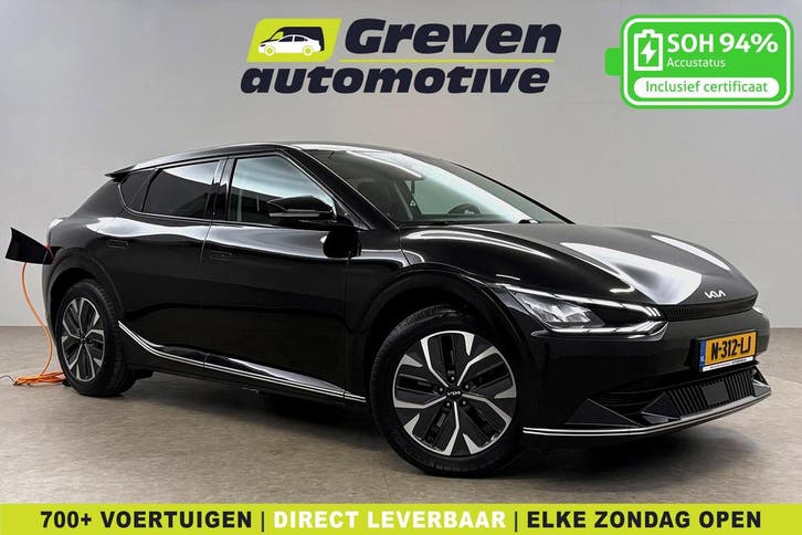 Kia EV6 Plus 77.4 kWh | Snelladen | SOH 94% | Virtual |, Auto's, Kia, Automaat, Elektrisch, Zwart, ABS, Verzenden