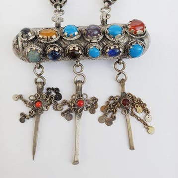 Metaal legering met zilver - Amulet - Islamic amulet