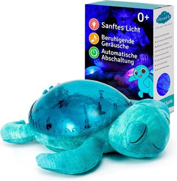 Schildpad Slaapknuffel | Licht & Geluid | Laatste Stuk!, Ophalen of Verzenden, Zo goed als nieuw, Lamp