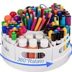 360° Roterende Bureau Organizer met 7 Vakken Pennenhouder, Verzenden, Nieuw