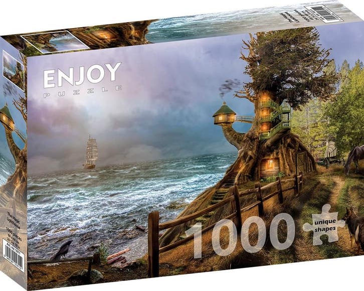 The Magic Lighthouse Puzzel (1000 stukjes) | Enjoy Puzzle -, Hobby en Vrije tijd, Denksport en Puzzels, Nieuw, Verzenden