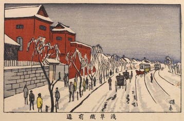 Ukiyo-e Reprint – No. 79 Asakusa Kuramaedori () from