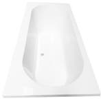 Xellanz Portus RD Inbouw Duo Ligbad - 180x80x49cm - Acryl -, Ophalen of Verzenden, Nieuw