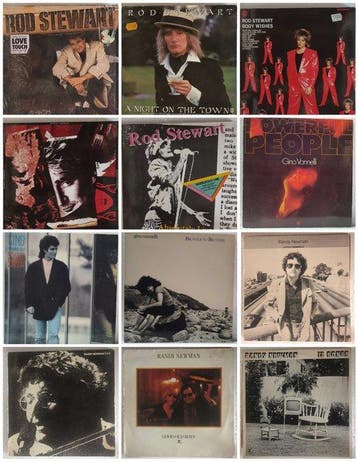 Gino Vannelli, Rod Stewart, Randy Newman - 12 Albums -, Nieuw in verpakking