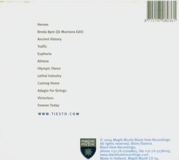 cd - dj tiesto - PARADE OF THE ATHLETES (nieuw), Verzenden, Zo goed als nieuw