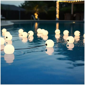 Kobi LED lichtsnoer VENEZIA 7.74m 10 bollen 2500K IP67 230V, Ophalen of Verzenden, Nieuw