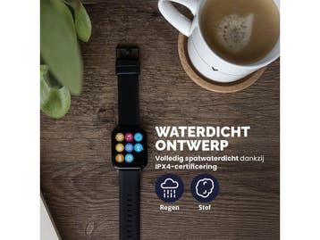 BREND BR-2223 - Smartwatch - Stappenteller Bloeddrukmeter, Verzenden, Nieuw, Brend